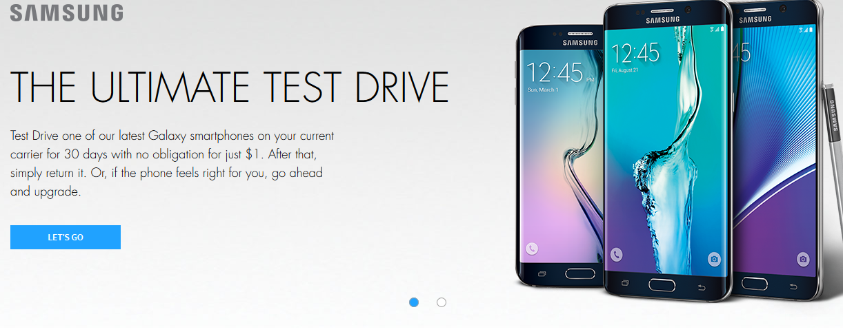 So wirbt Samsung in den USA für seine Promotion-Aktion.