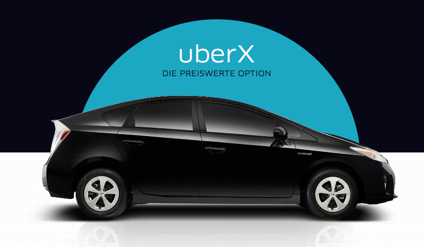 So wirbt Uber für seine Fahrdienste. Dabei ist das Ziel klar: Das Taxigewerbe soll bedrängt werden.
