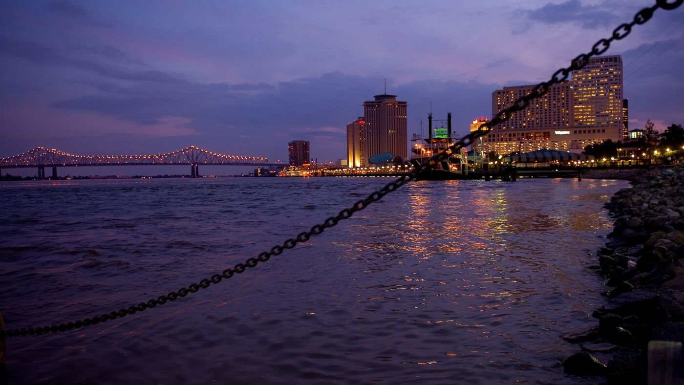 New Orleans ist schön am Wasser gelegen.