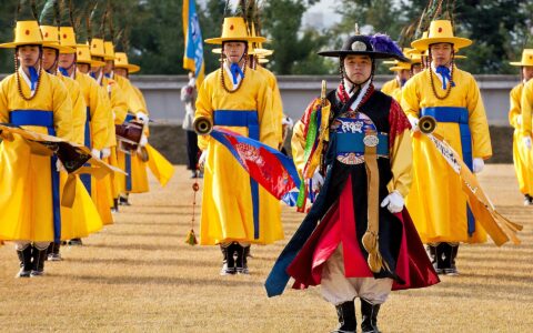 VW sieht sich derzeit strengen Prüfungen in Südkorea ausgesetzt. Hier eine traditionelle Ehrenwache.