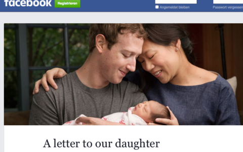 Facebook-Gründer Mark Zuckerberg mit seiner Frau Priscilla Chan und dem am Dienstag geborenen Sohn Max.