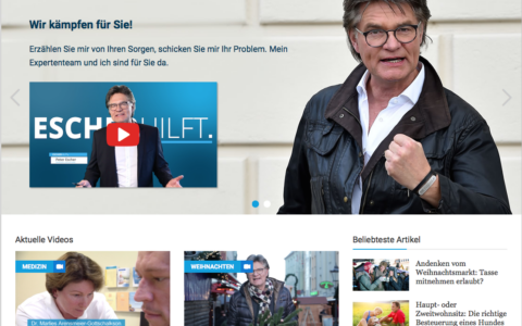 Escher Hilft im Internet: Ein sehr professionelles Format.