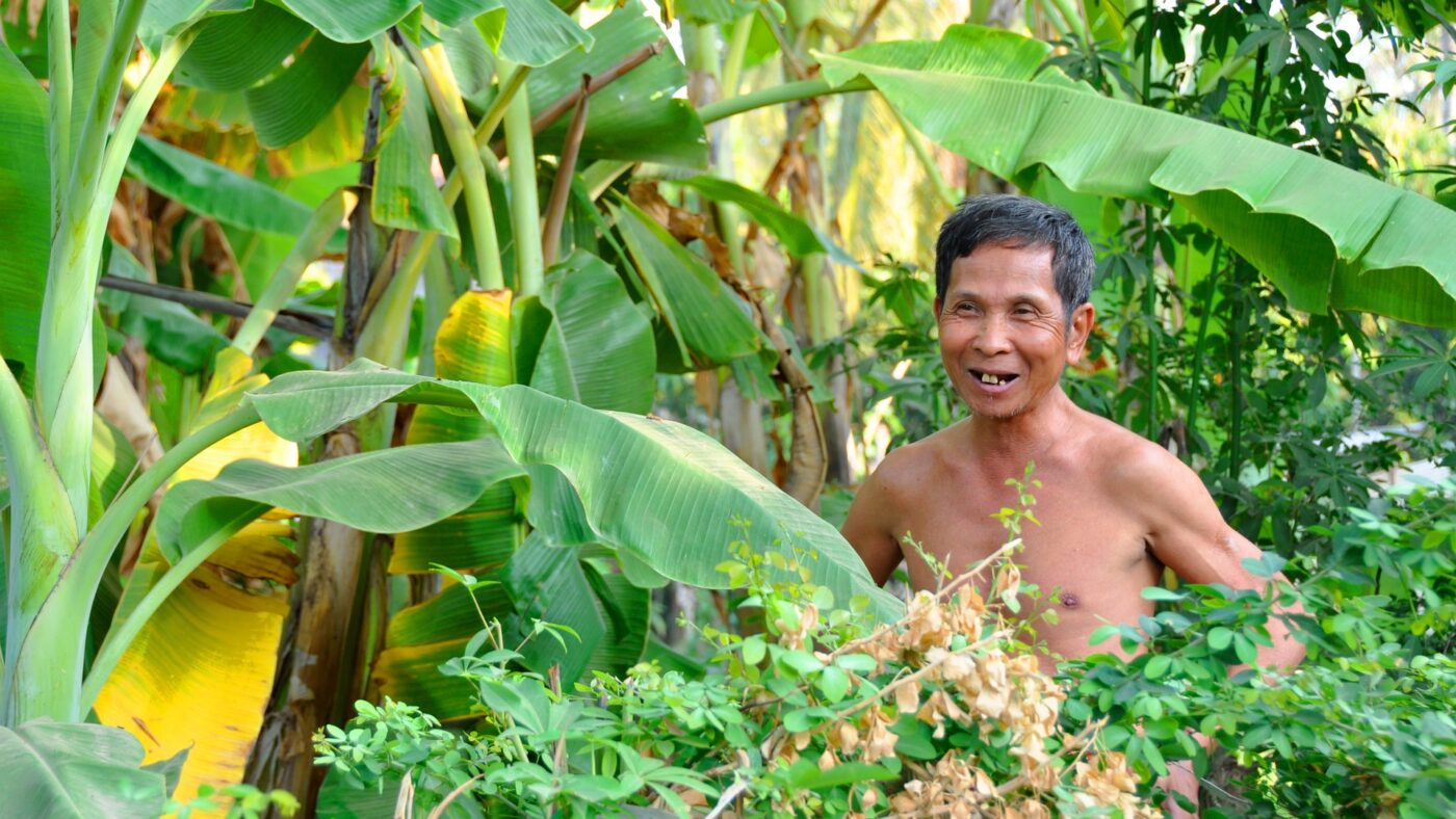Stirbt die Exportbanane aus? Hier ein Plantagen-Arbeiter.
