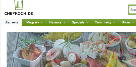 Was ist los bei chefkoch.de?