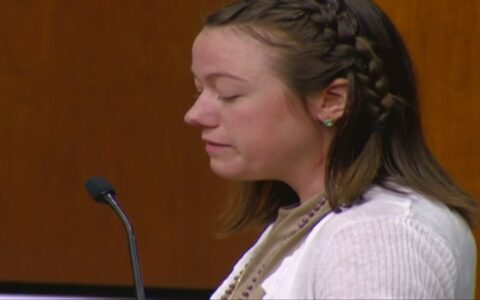 RAW - Michelle Wilkins takes the stand during Dynel Lane sentencing