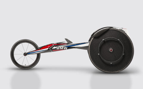 Der neue BMW Rennrollstuhl.