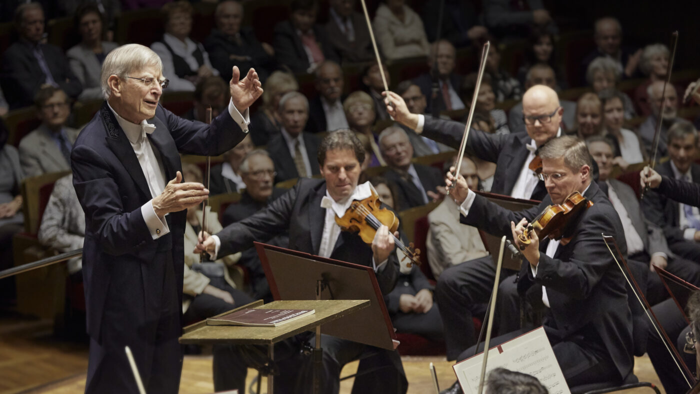 Herbert Blomstedt uns das Gewandhausorchester