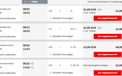 Katastrophale Auskunftspraxis der Deutschen Bahn: Tun, als wäre nichts. Dabei verdoppelt sich die Fahrzeit zwischen Berlin und Leipzig derzeit fast. Doch unter bahn.de oder in der Bahn-App findet man davon nichts. Auch die Bahn-Hotline wusste von einer Baustelle nichts, meinte nur: Das seien wohl die üblichen neuen Fahrzeiten.
