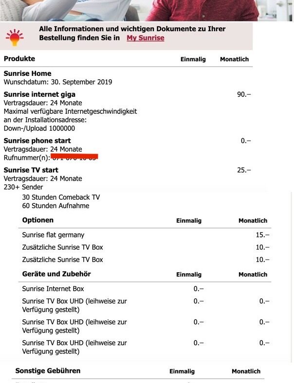 Viele Zahlen und Positionen. Doch was zahlt der Kunde denn nun effektiv am Monatsende? Und was nach den 24 Monaten Vertragslaufzeit?