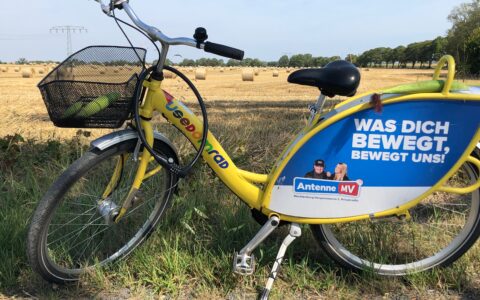 Fahrräder lassen sich auf Usedom auch an ablegenden Orten ausleihen.