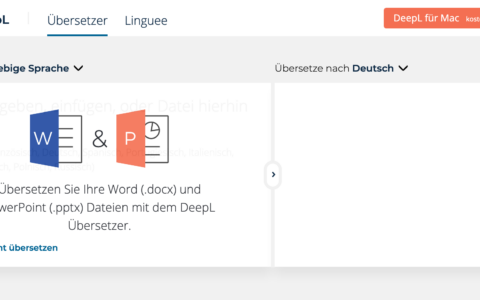 Lässt sich nicht mehr aufhalten Deepl & Co.