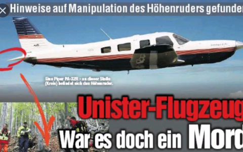 So berichtete die Dresdner Morgenpost über den Fund des Höhenruders der Unister-Maschine in der Thomas Wagner umkam.