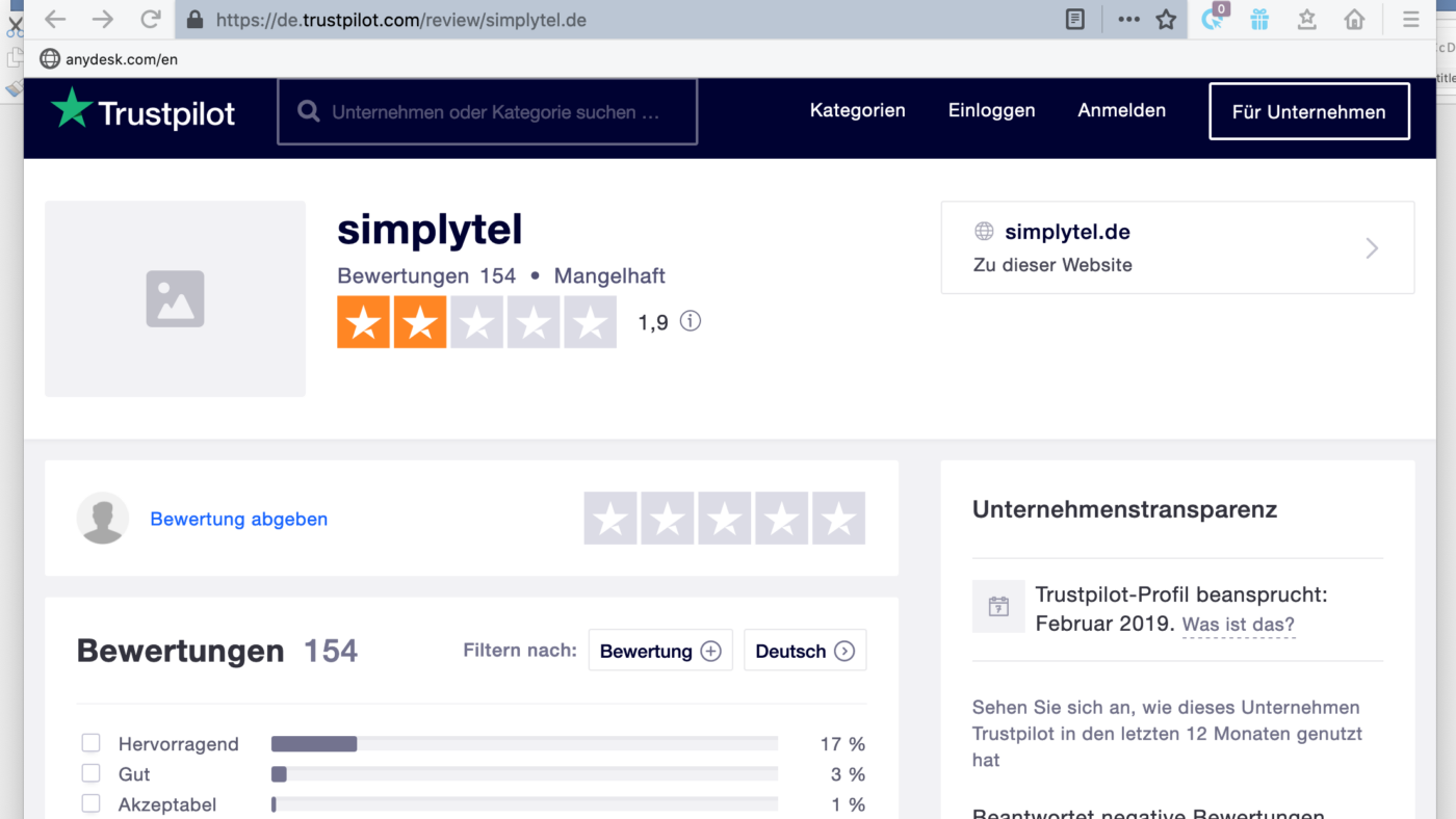 Simplytel von 1&1 Drillisch und United Internet: Abzocke bei Roaminggebühren im Ausland
