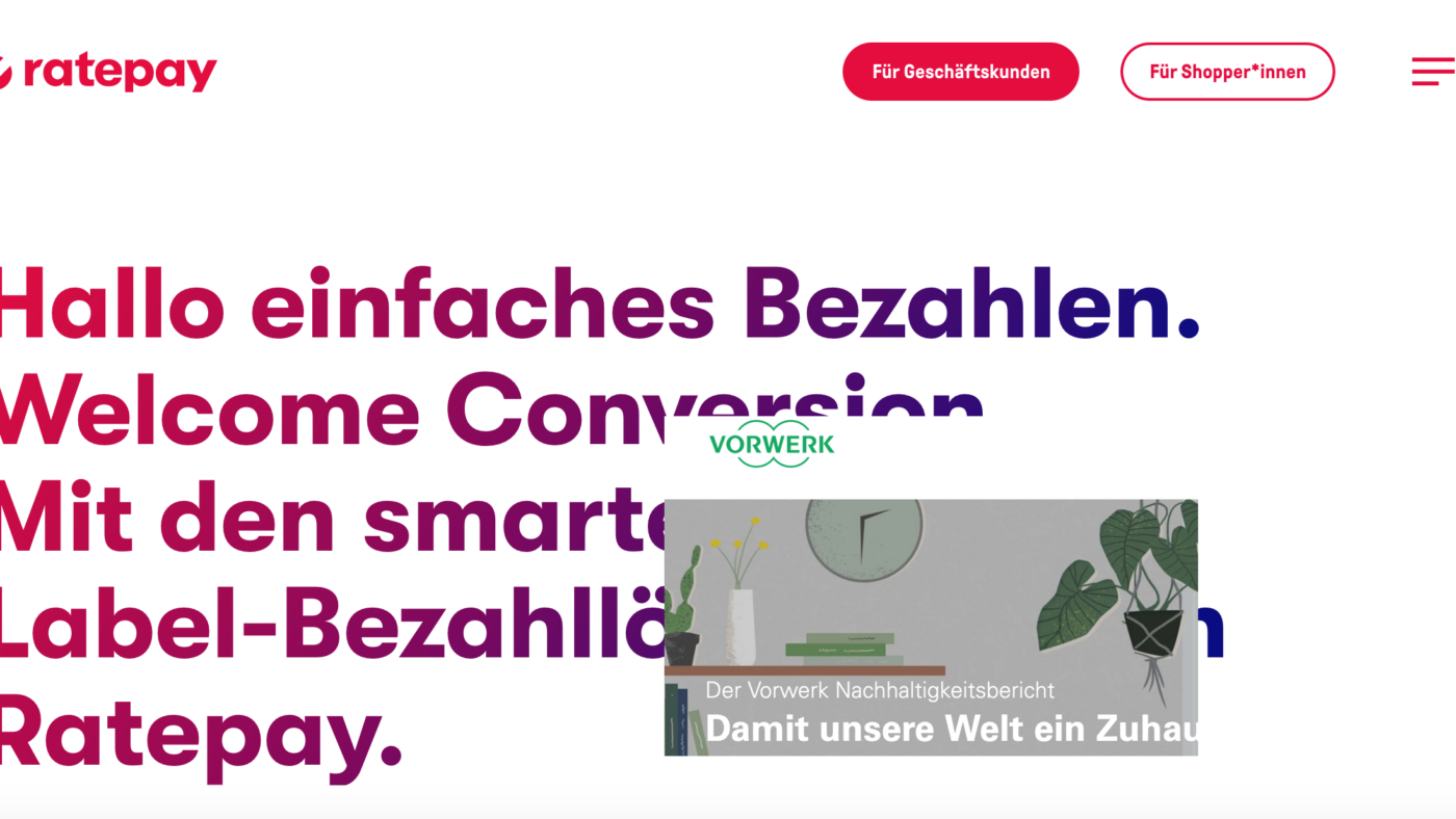 Deutsche Traditionsmarke Vorwerk in der Bezahlfalle von Chaos-Unternehmen Ratepay. Der Preis fürs Outsourcen ist manchmal hoch.