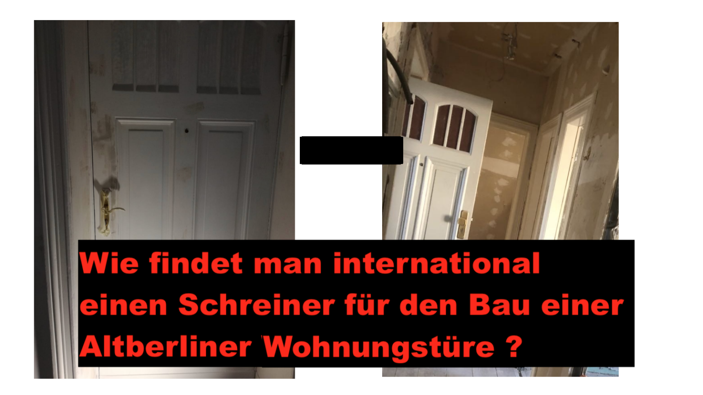 Ein Berliner Schreiner von www.historische-Bauelemente.de wollte für den Nachbau einer solchen Türe fast 7000 Euro. Geht es in Rumänien über Houzz billiger, wollten wir wissen.