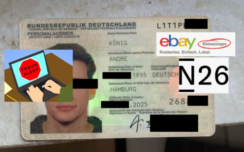 Eine unrühmliches Gestirn rund um Betrüger: eBay Kleinanzeigen, N26.