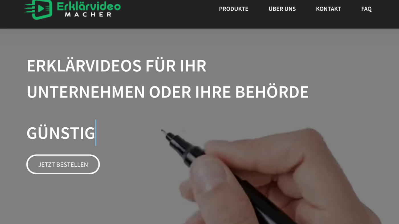 Alles soll mit Erklärvideomacher.com transparenter werden und günstiger.