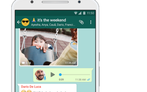 So wirbt WhatsApp für seinen Messenger auf www.whatsapp.com (Abruf: 25.1.2022).