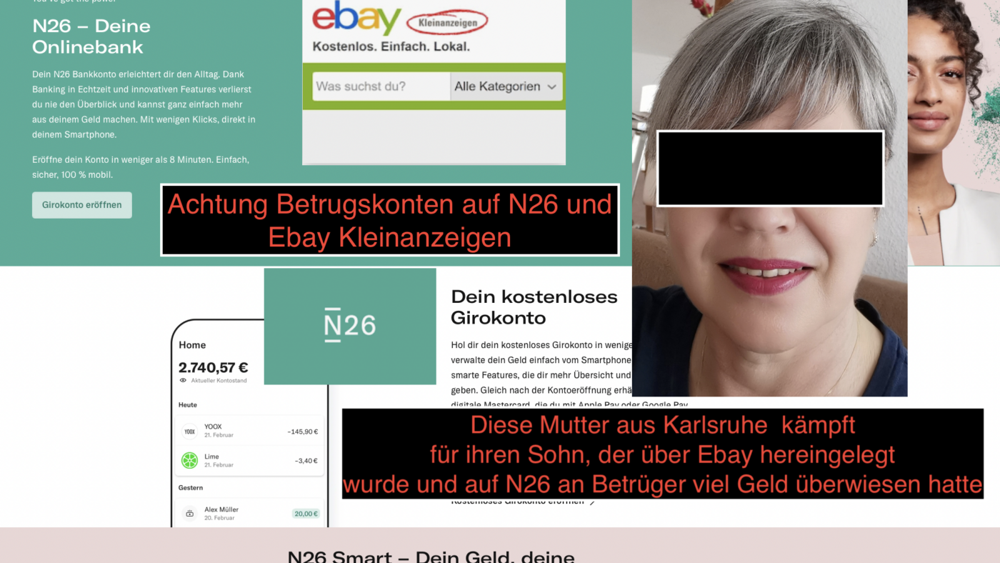 Eine Mutter kämpft mit vielen Mitstreitern in einer WhatsApp-Gruppe gegen Betrug auf Ebay und N26.