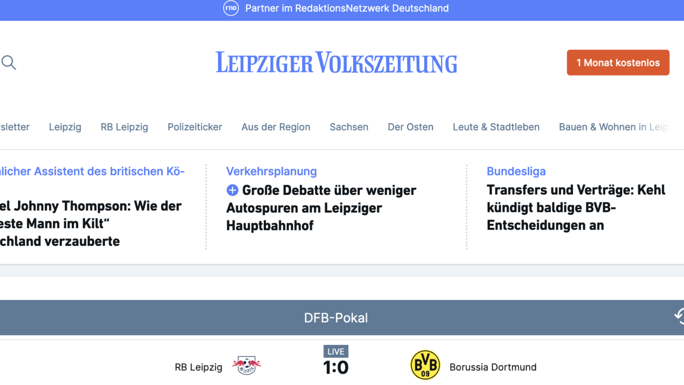 Scheinbar so manches Mal ein Trauerspiel: Ein Abo bei LVZ-Online abzuschliessen. Ein Leser wartet bis heute auf einen Zugang.