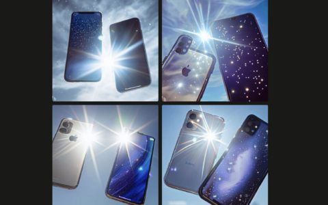 Sie leuchten wie Sterne, so wollte die Grafik-Redaktion von NETZ-TRENDS.de die beiden Handys Apple iPhone 12 und Samsung Galaxy S20. Die virtuellen Fotos entstanden mit dem Bing Image Creator.
