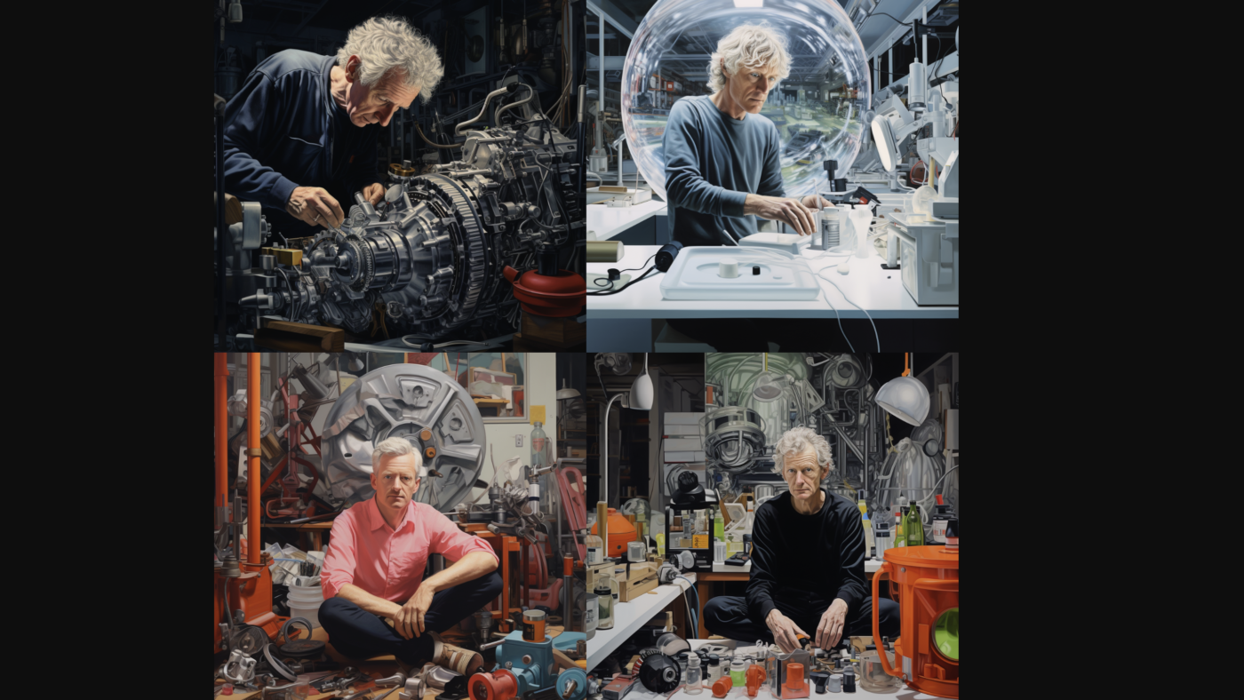 Die Grafik-Redakton von NETZ-TRENDS.de fragte die Grafik-KI von Google, Midjourney, wie sie sich den James Dyson Preis 2023 vorstelle. Das kam dabei heraus.