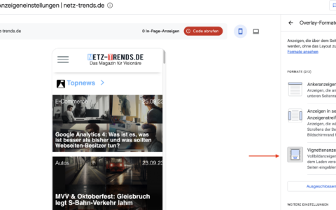 Unerwünscht dieses Werbeformat