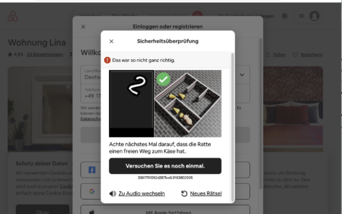 Sorgt für Irritation: Die Rattenprüfung von Airbnb.
