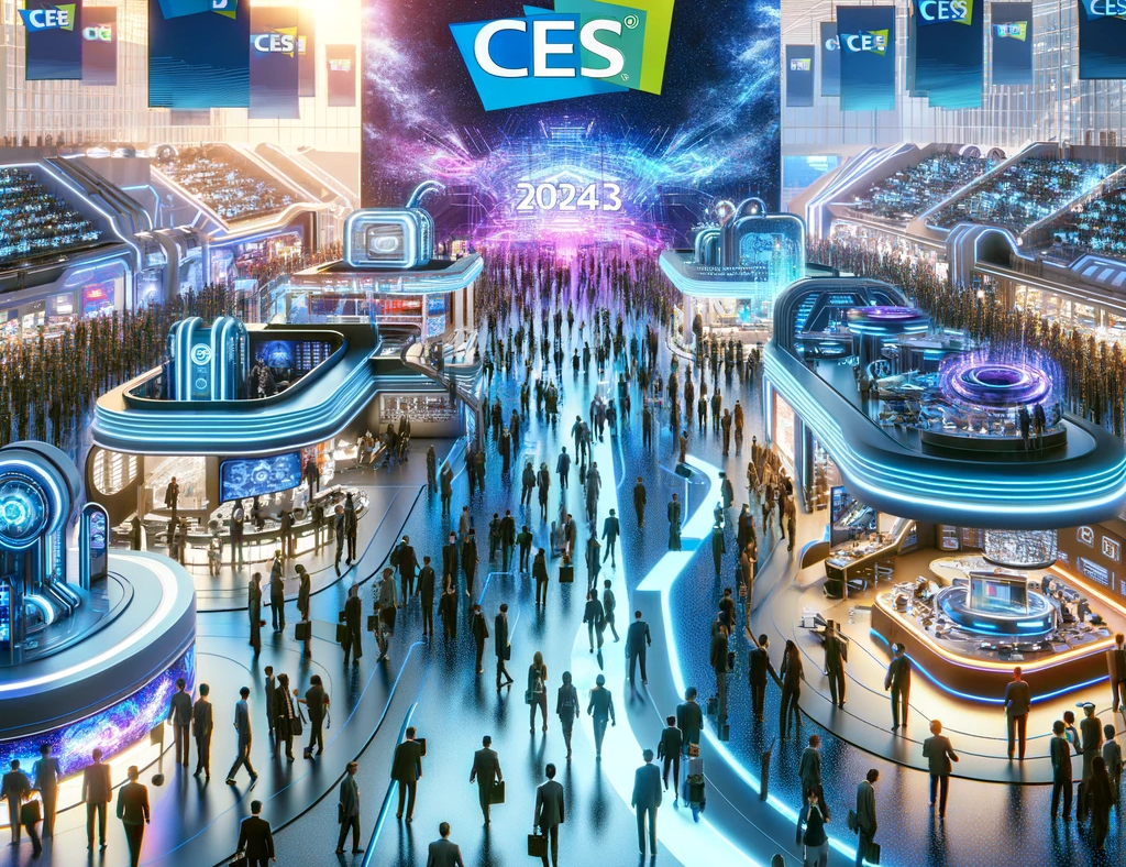 Die Consumer Electronic Show 2024 verspricht, wie in den vergangenen Jahren, einige neue Techniktrends. So stellt sich Chat CPT die Show vor.