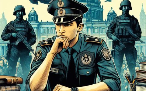 Schrecklich, diese Männer. So sieht NETZ-TRENDS.de den bösen Mann, der künftig nach dem Willen einiger Frauen in der Führungsetage der Berliner Polizei nur noch als "männlich gelesen" bezeichnet werden soll. Absurdistan und Bürgerentfremdung monieren Kritiker. Das Bild entstand mit der KI Bing Image Creator.