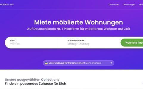 Wunderflats: Einst führende Plattform für möblierte Wohnungen, nun mit sinkenden Anfragen und Herausforderungen konfrontiert.