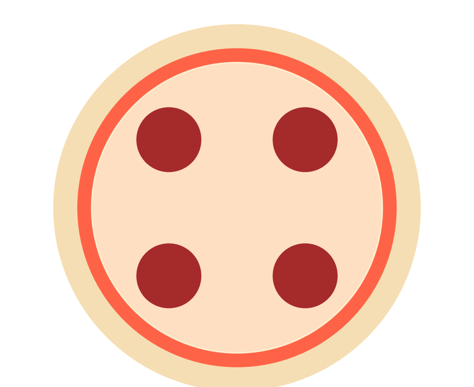 Etwas spartanisch ist das Bild, das Chat GPT für Netz-trends.de zum Auftrag, Prompt: "Zeichne eine Salamipizza und schreibe 'Test' drüber zur Verfügung stellt".
