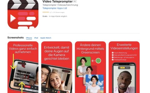 Teleprompter-Apps im Test: Video Teleprompter 4+ überzeugt bei NETZ-TRENDS.de