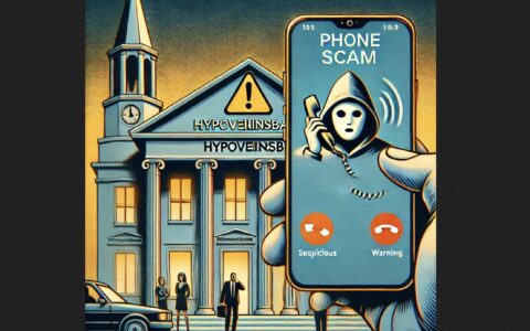 Kunden der HypoVereinsbank müssen sich vor kriminellen Betrügern, die sich als angebliche Bankmitarbeiter ausgeben, in Acht nehmen. Bild: Chat GPT auf Anfrage von NETZ-TRENDS