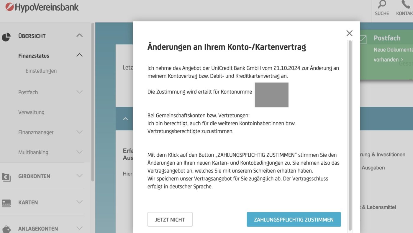 HypoVereinsbank HVB girocard mit Maestro – Ein Verstoß gegen EU-Recht?