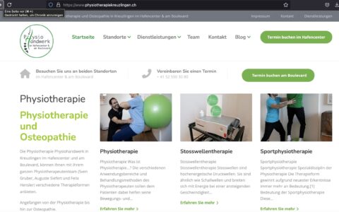 Eine der führenden Adressen für Physiotherapie im Thurgau: Physiohandwerk Kreuzlingen genießt bei Experten für Trauma- und Sportverletzungen einen exzellenten Ruf in der Schweiz. Mehr als 100 herausragende Bewertungen im Internet bestätigen die hohe Fachkompetenz und den Therapieerfolg der Praxis.