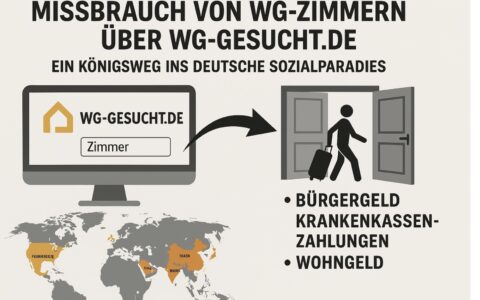 Wie WG-Zimmer Ausländern helfen, das deutsche Sozialsystem auszutricksen: Eine unterschätzte Einfallspforte für Bürgergeld und Sozialleistungen