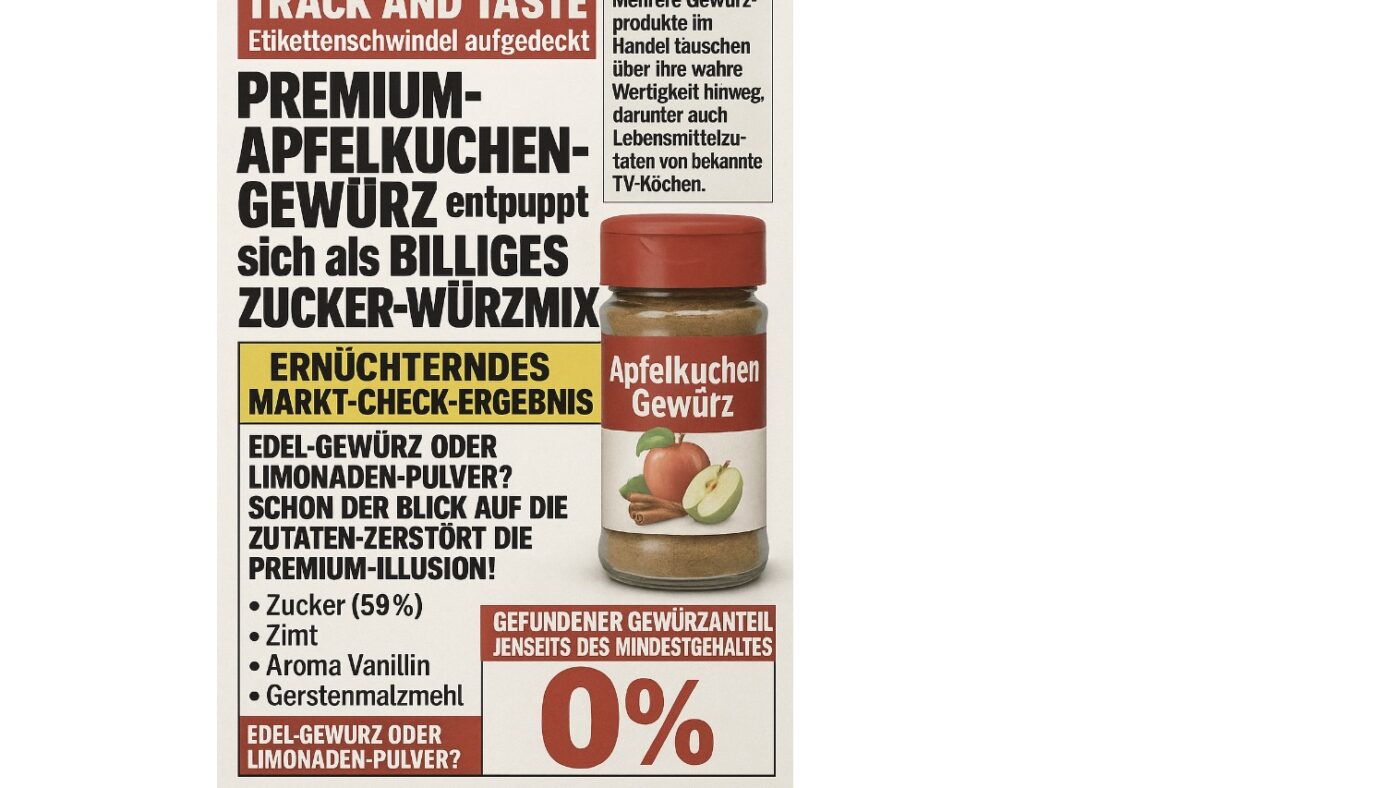 Etikettenschwindel im Gewürzregal: Verbraucherzentrale kritisiert irreführende Kennzeichnungen
