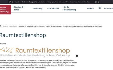 Man ist schon sehr verwundert, dass so etwas auf einer staatlichen Universitätswebseite erscheinen darf.