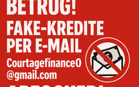 Betrugswarnung vor „Courtagefinance0@gmail.com“ – unseriöse Rip Deal Kreditangebote per E-Mail