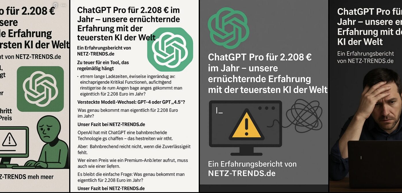 ChatGPT Pro für 2.208 € im Jahr – warum die teuerste KI der Welt oft frustriert