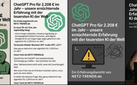 ChatGPT Pro für 2.208 € im Jahr – warum die teuerste KI der Welt oft frustriert