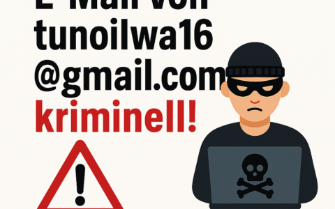 Coinbase-Sicherheitswarnung als Scam: tunoiIwa16@gmail.com und Telefonnummer +49 6920085082 im Fokus globaler Phishing-Welle