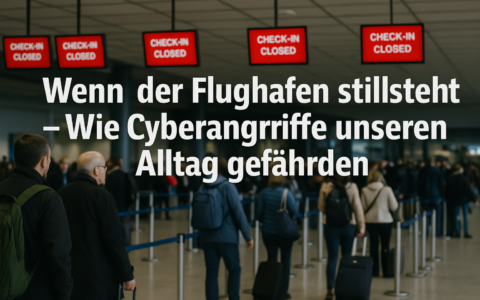 Wenn der Flughafen stillsteht – Wie Cyberangriffe unseren Alltag gefährden