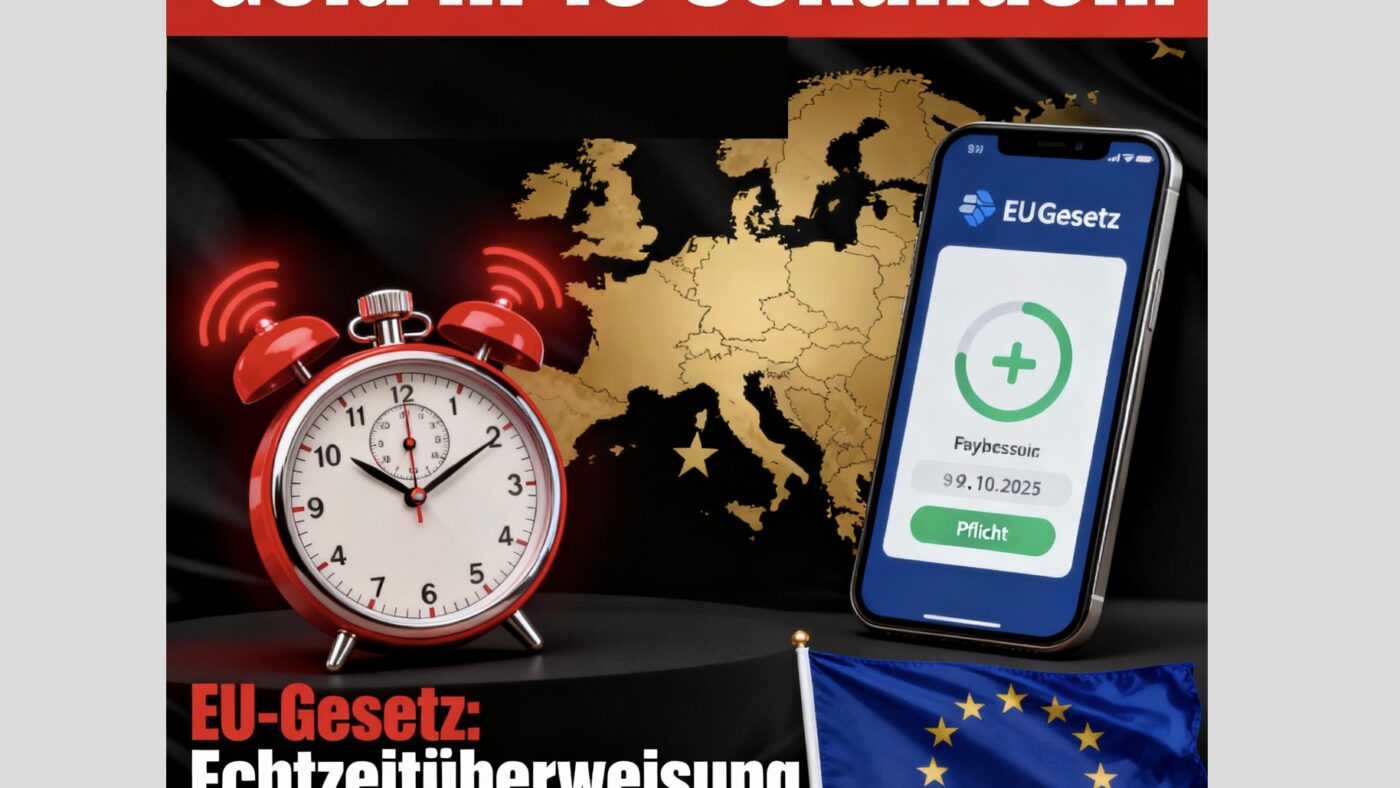 Neue EU-Verordnung macht Sofortüberweisung zur Pflicht