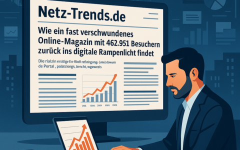 Netz-Trends.de: Wie ein fast verschwundenes Online-Magazin mit 462.951 Besuchern zurück ins digitale Licht findet