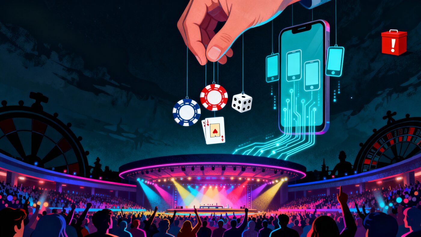 Wenn Glücksspiel Markenmacht bekommt – Die neue Allianz von Glücksspielanbietern und Eventarenen