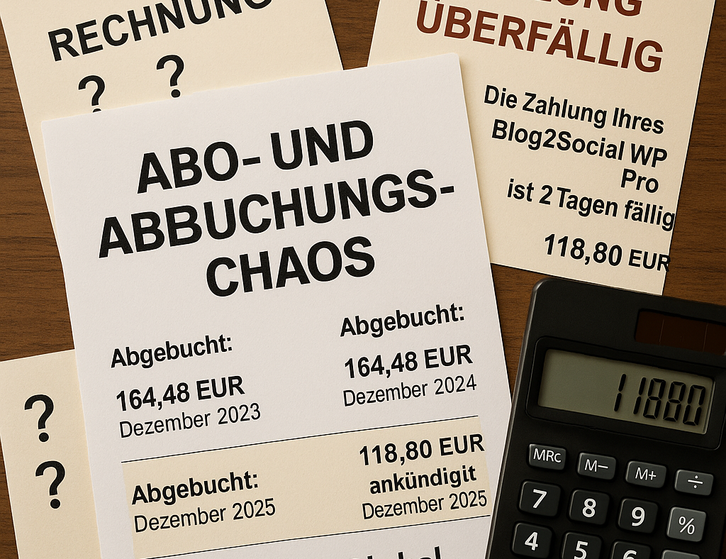 Auch die Netz-trends.de-Redaktion war von dem Chaos betroffen. Die Aufklärung kostet uns Stunden der Recherchearbeit. Wir halten so ein Wordpress-Plugin für nicht mehr zeitgemäß.