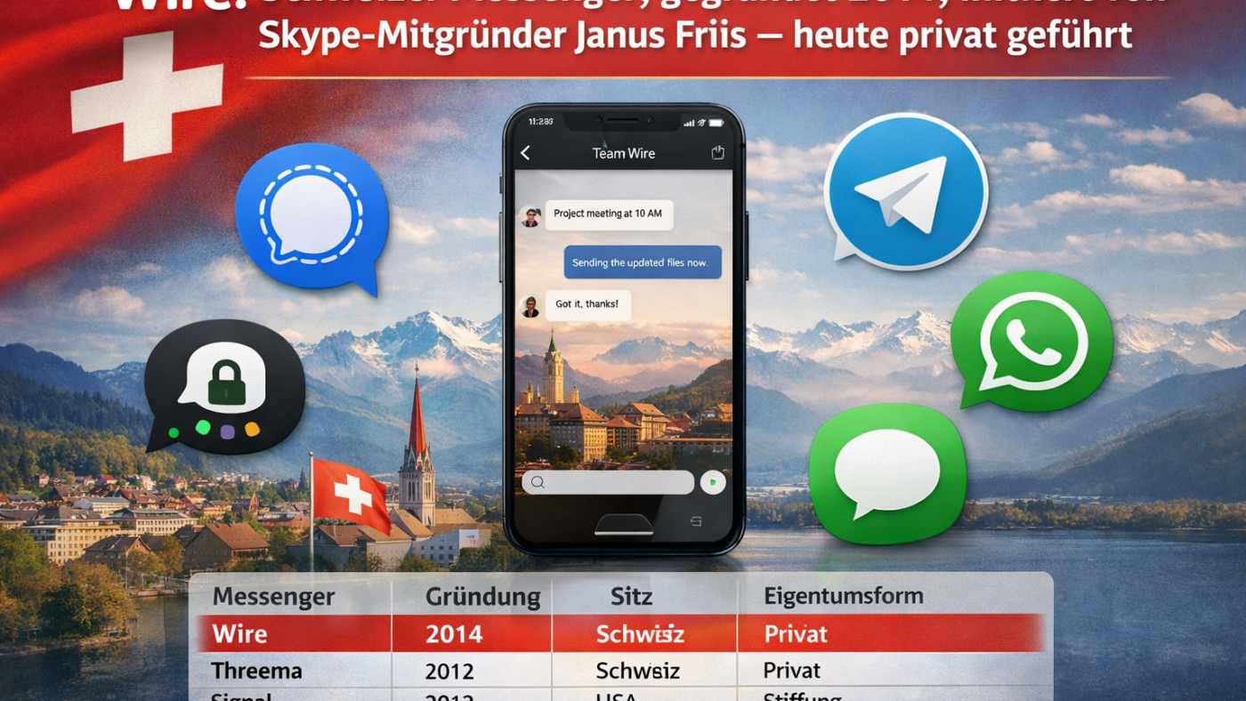 Wire und Schwarz Gruppe (Lidl, Kaufland): Was hinter dem Schweizer Messenger steckt