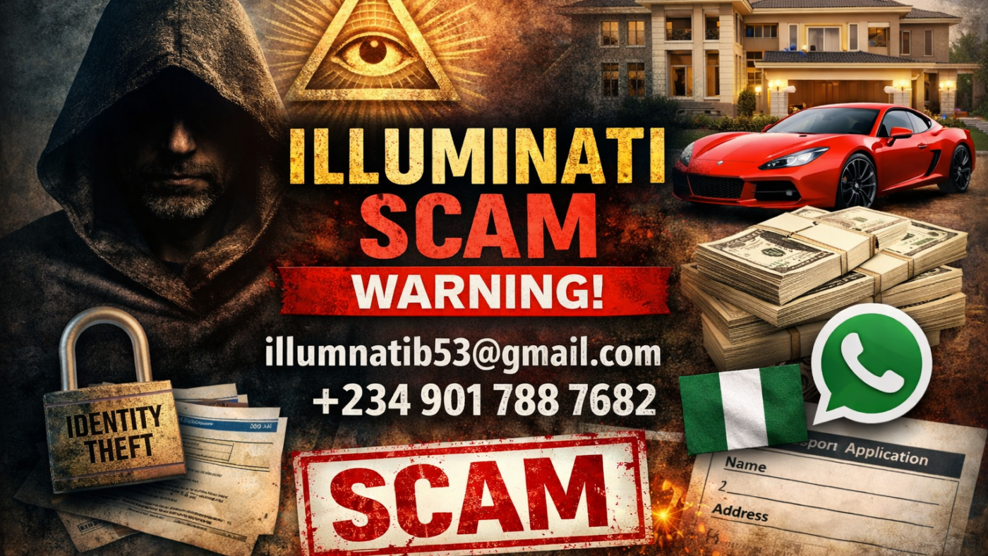 JOIN THE ILLUMINATI666 BROTHERHOOD – Betrugswarnung: Scam-Kommentar mit illumnatib53@gmail.com  und +234 901 788 7682 auf NETZ-TRENDS.de